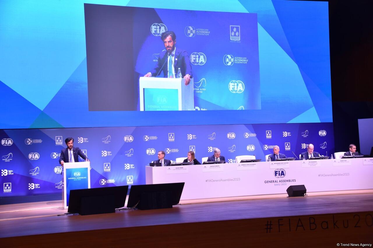 В Баку состоялось итоговое заседание Генеральной ассамблеи FIA