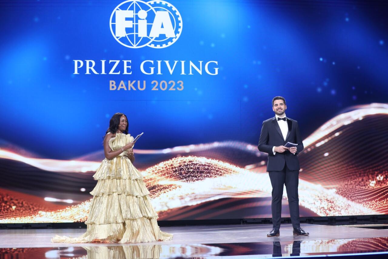 FIA Prize Giving 2023 в Баку запомнилась своей зрелищностью