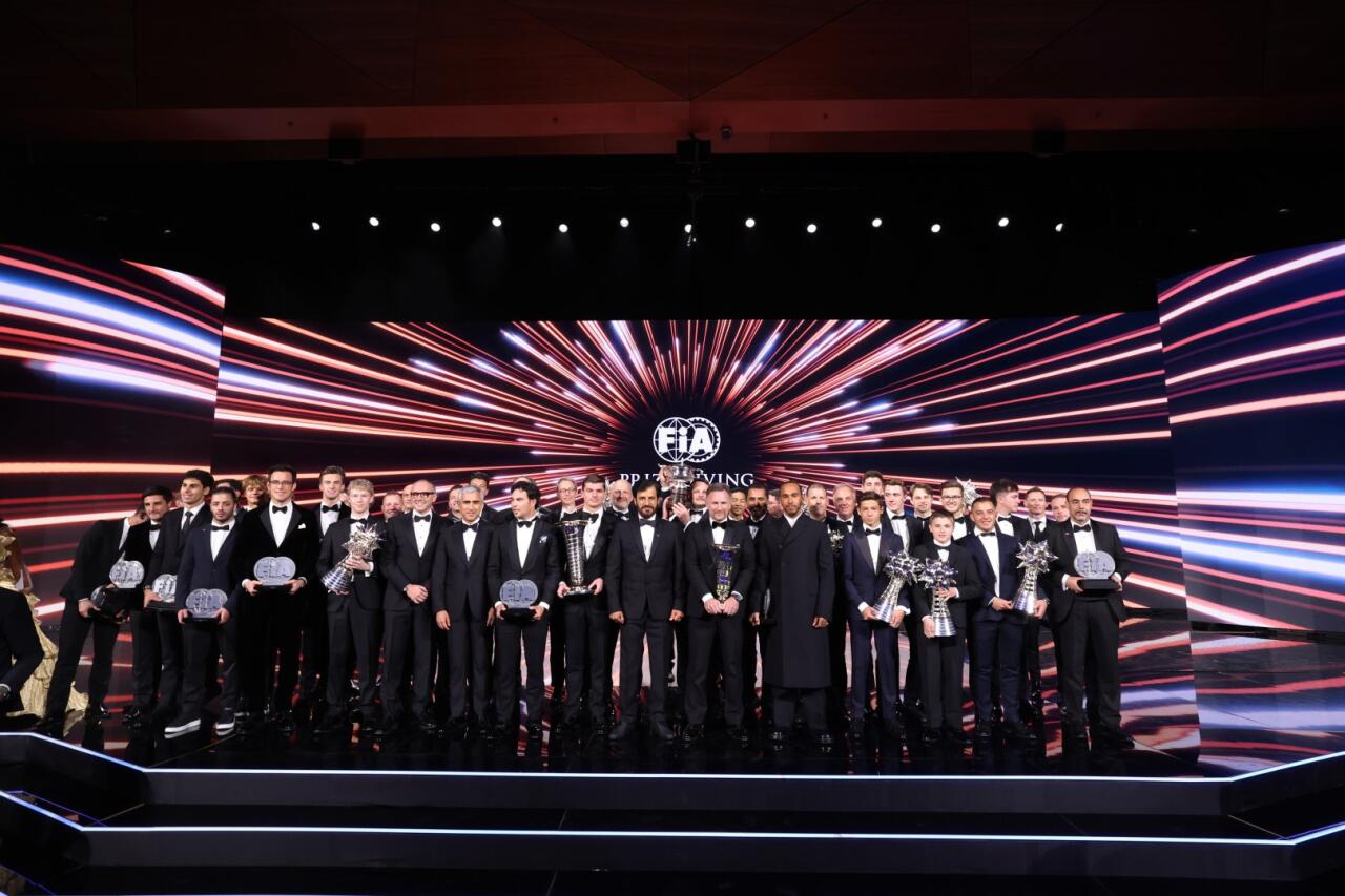 FIA Prize Giving 2023 в Баку запомнилась своей зрелищностью