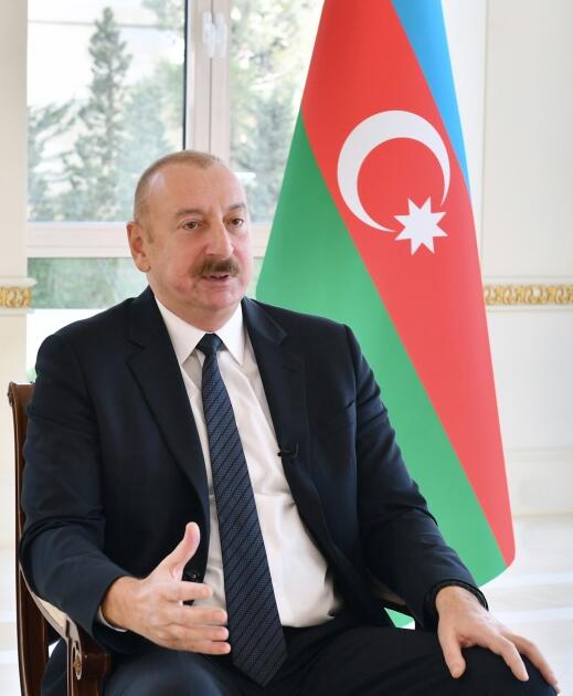Президент Азербайджана Ильхам Алиев дал интервью телеканалу «Евроньюс»