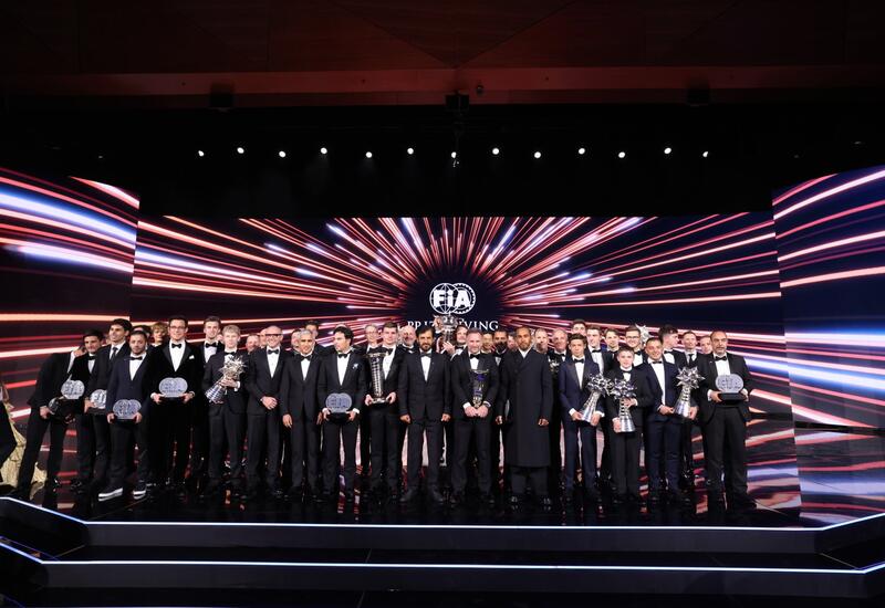 FIA Prize Giving 2023 в Баку запомнилась своей зрелищностью
