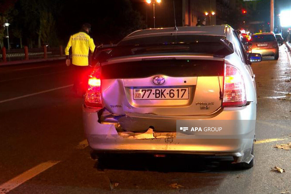 Bakıda zəncirvari qəza