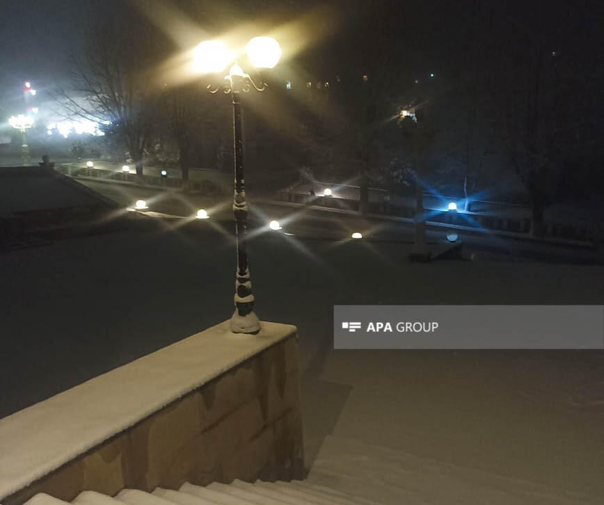 В трех районах Азербайджана выпал снег