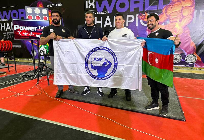 Azərbaycan Strongmen Federasiyasının Prezidenti  və Vitse prezidenti Dünya çempionu oldu