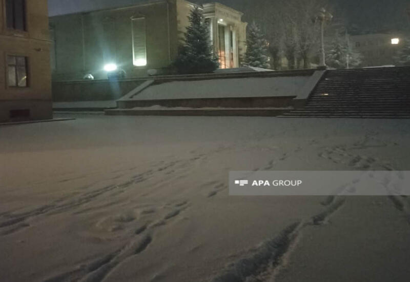 В трех районах Азербайджана выпал снег