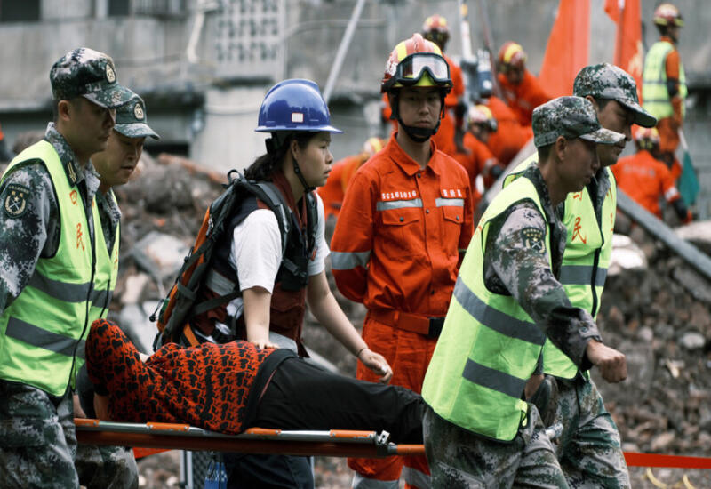 Довольно сильное землетрясение в Китае