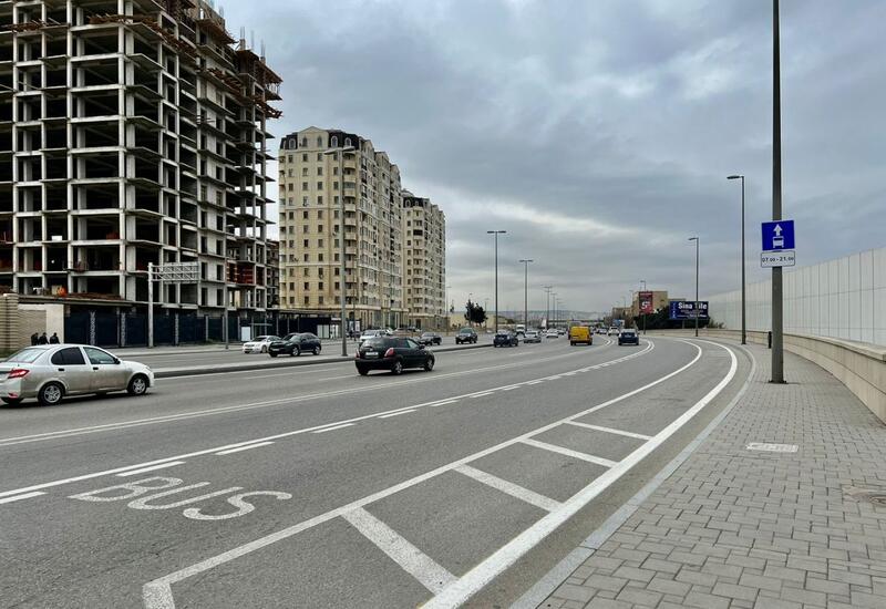 Bakıda yeni avtobus zolağı təşkil edildi