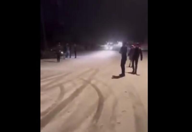 Дорога Губа - Гусар покрыта льдом