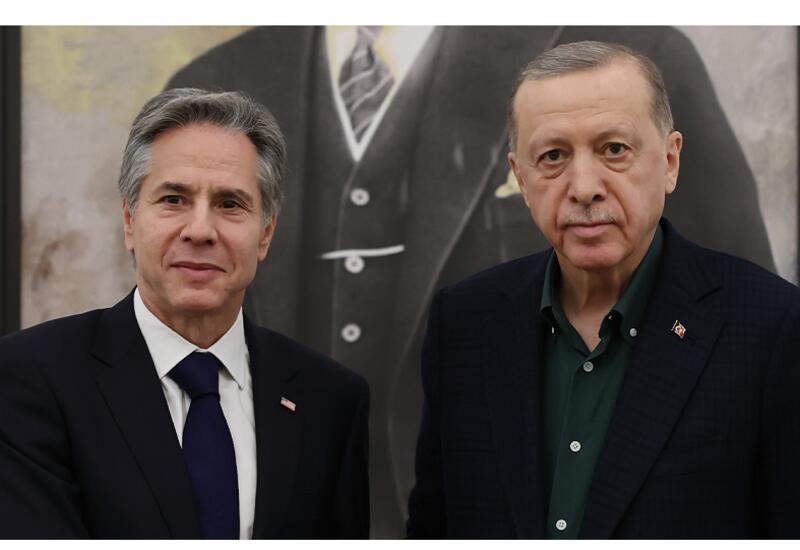 Ərdoğanın Blinkenlə müzakirə etdiyi məsələlər açıqlanıb