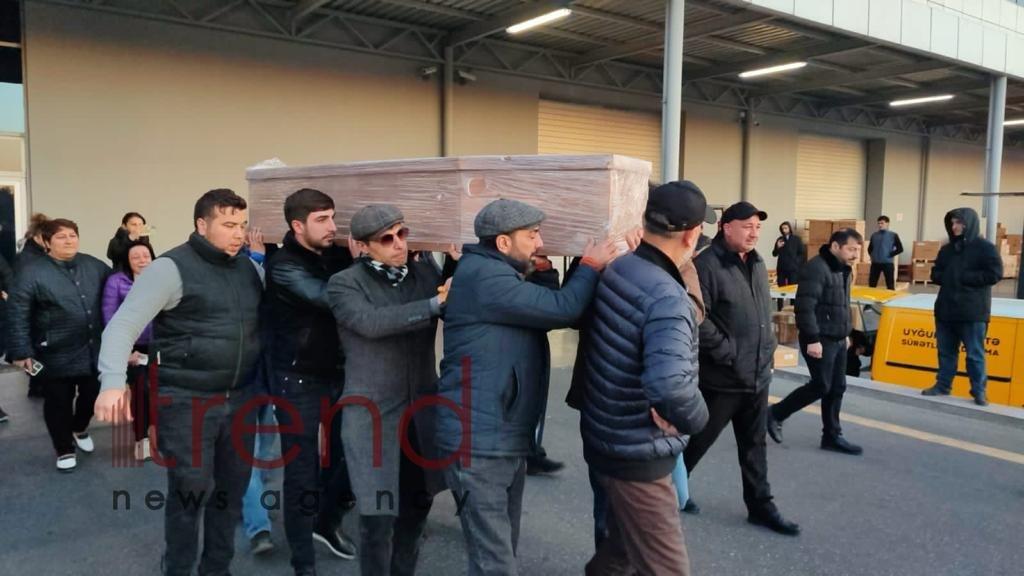 Самолет с телом Айгюн Бейляр приземлился в Баку