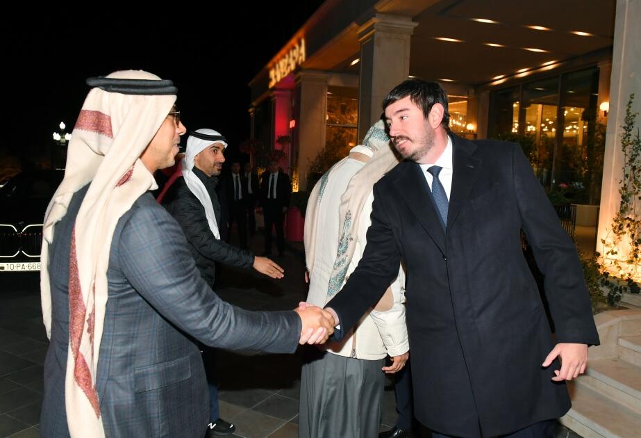 Prezident İlham Əliyevin adından Birləşmiş Ərəb Əmirliklərinin Prezidenti Şeyx Məhəmməd bin Zayed Əl Nəhyanın şərəfinə rəsmi ziyafət verilib