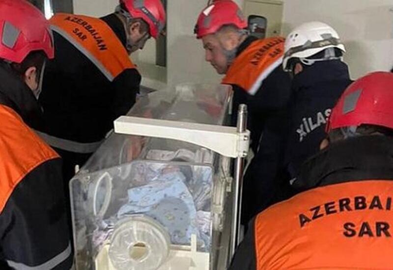 Yanğında xəsarət alan körpələrlə bağlı