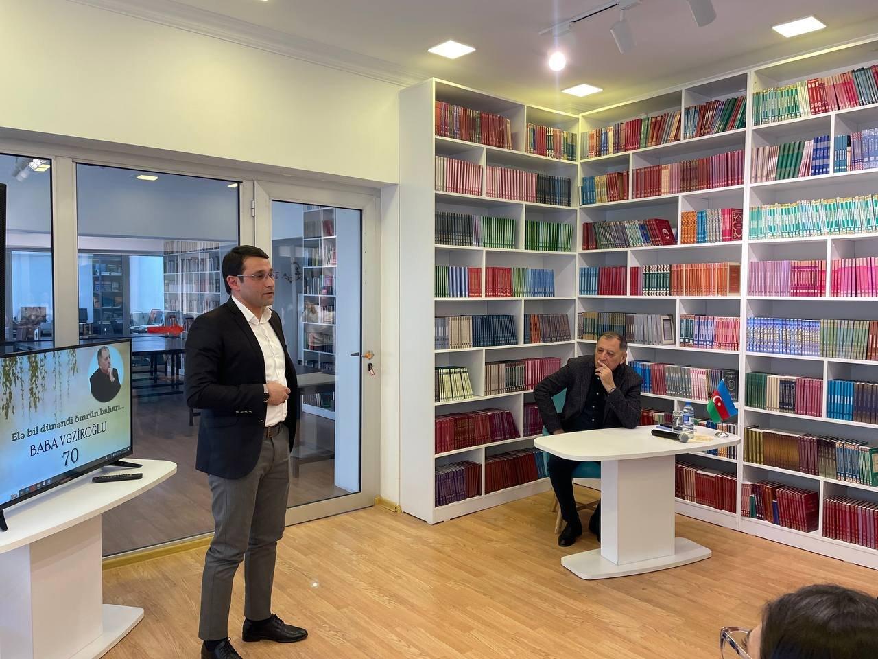 В Баку прошел поэтический вечер в честь юбилея Баба Везироглу