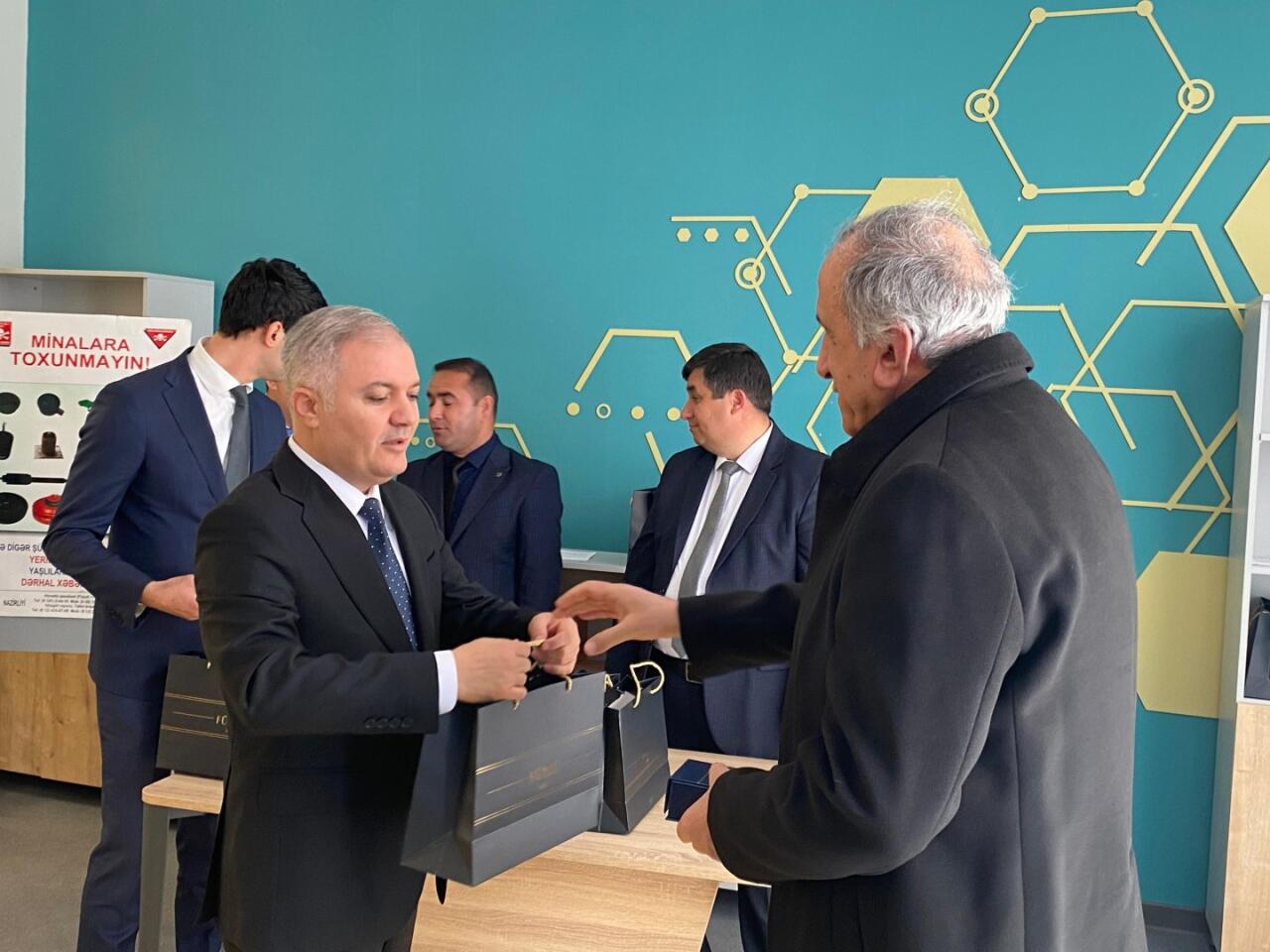 Очередная группа семей бывших вынужденных переселенцев прибыла в город Физули