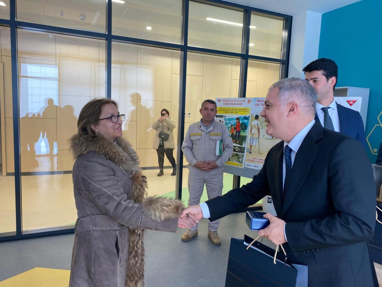 Очередная группа семей бывших вынужденных переселенцев прибыла в город Физули