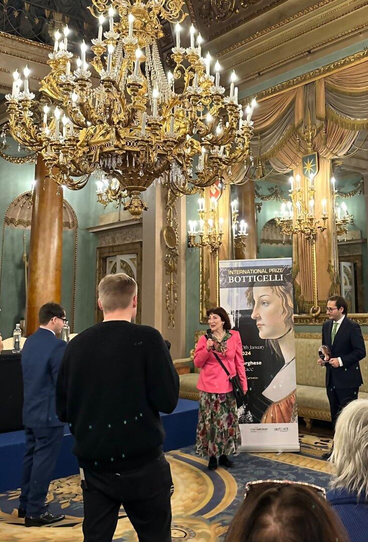 Маргарита Керимова-Соколова удостоена премии Боттичелли в Италии
