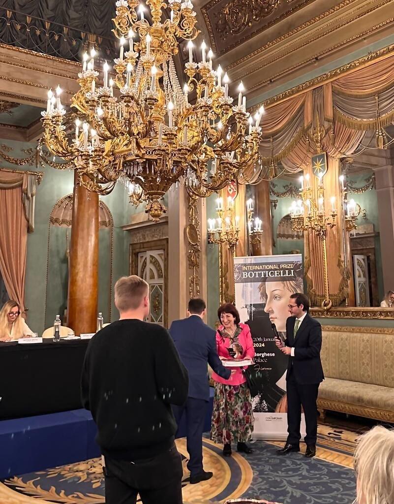 Маргарита Керимова-Соколова удостоена премии Боттичелли в Италии