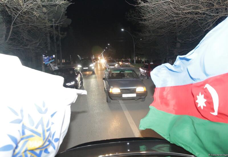 Xaçmazda yürüş keçirilib