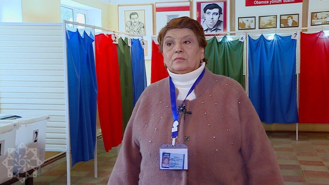 Я проголосовала за процветающее будущее Азербайджана