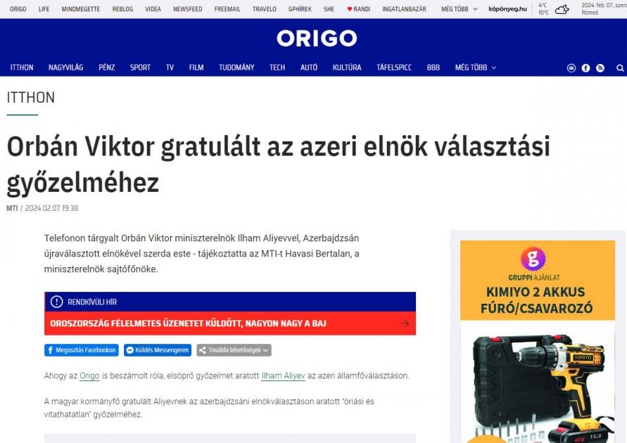 Мировые СМИ пишут о выборах в Азербайджане и победе Президента Ильхама Алиева