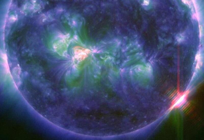 Одна из мощнейших вспышек за последние пять лет произошла на Солнце
