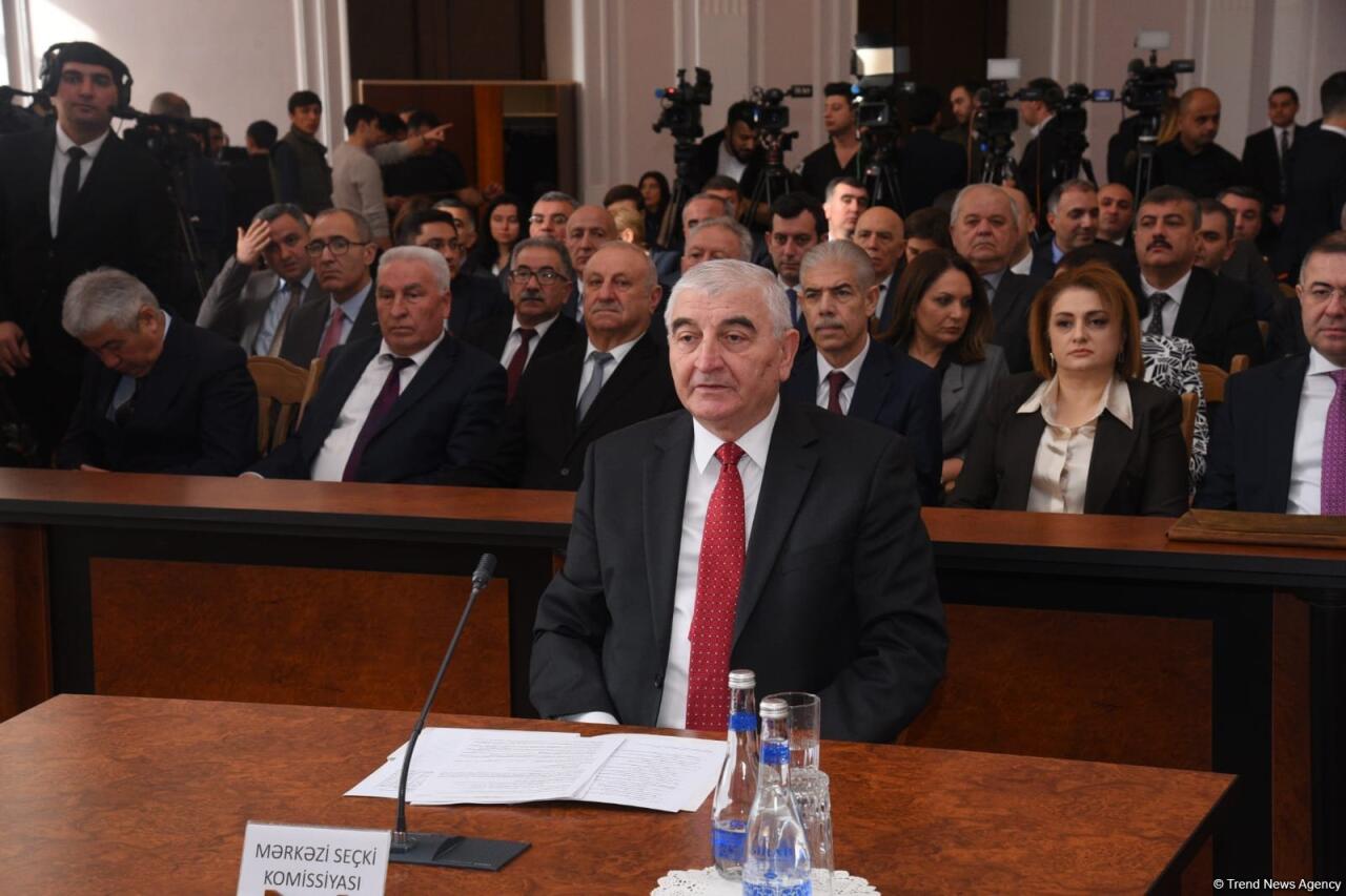 Prezident seçkiləri ilə bağlı Konstitusiya Məhkəməsi Plenumunun iclası keçirilib