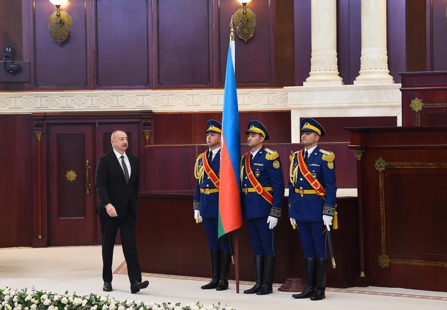 Состоялась церемония инаугурации Президента Азербайджанской Республики Ильхама Алиева