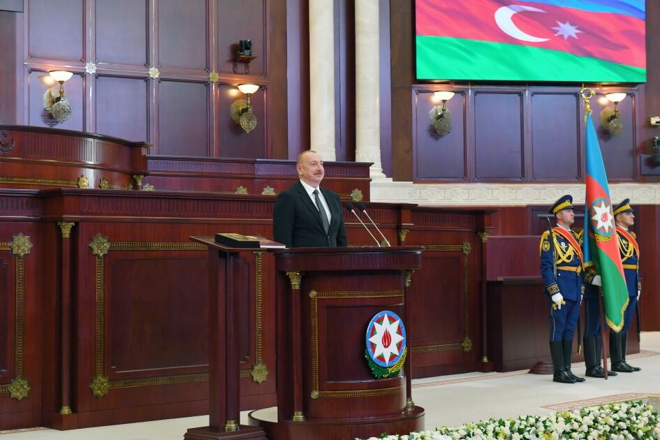 Состоялась церемония инаугурации Президента Азербайджанской Республики Ильхама Алиева