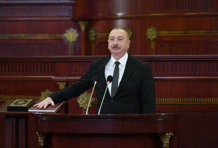 Состоялась церемония инаугурации Президента Азербайджанской Республики Ильхама Алиева