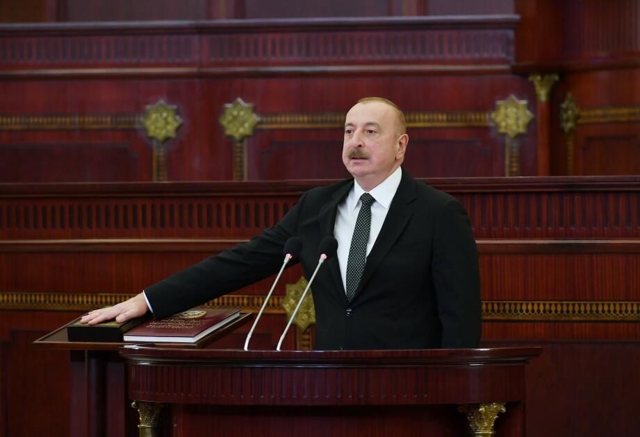 Состоялась церемония инаугурации Президента Азербайджанской Республики Ильхама Алиева