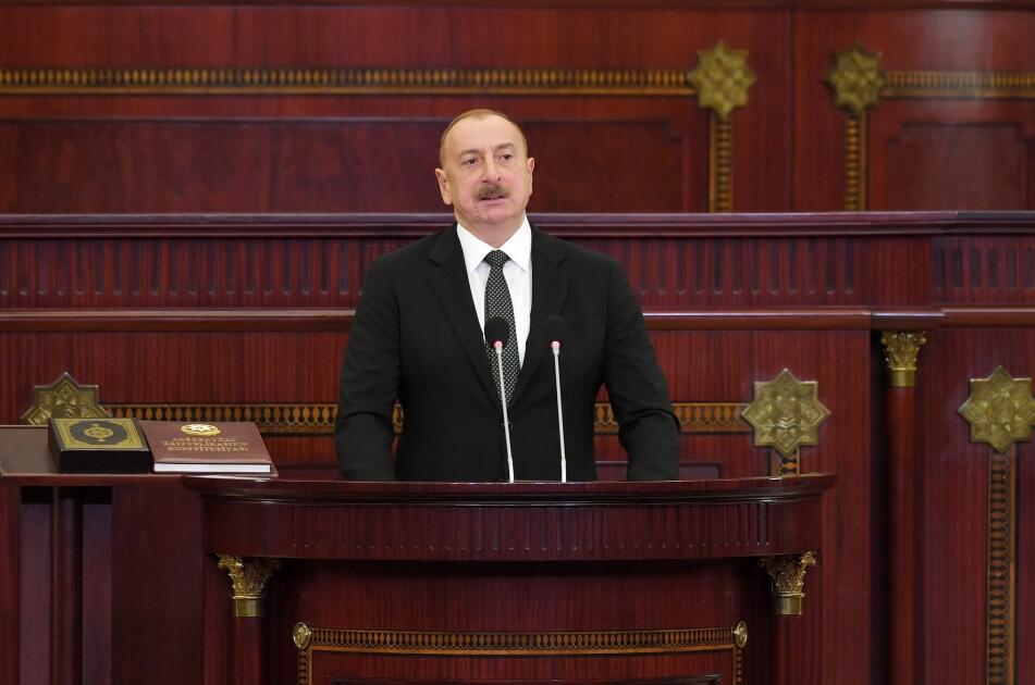 Состоялась церемония инаугурации Президента Азербайджанской Республики Ильхама Алиева
