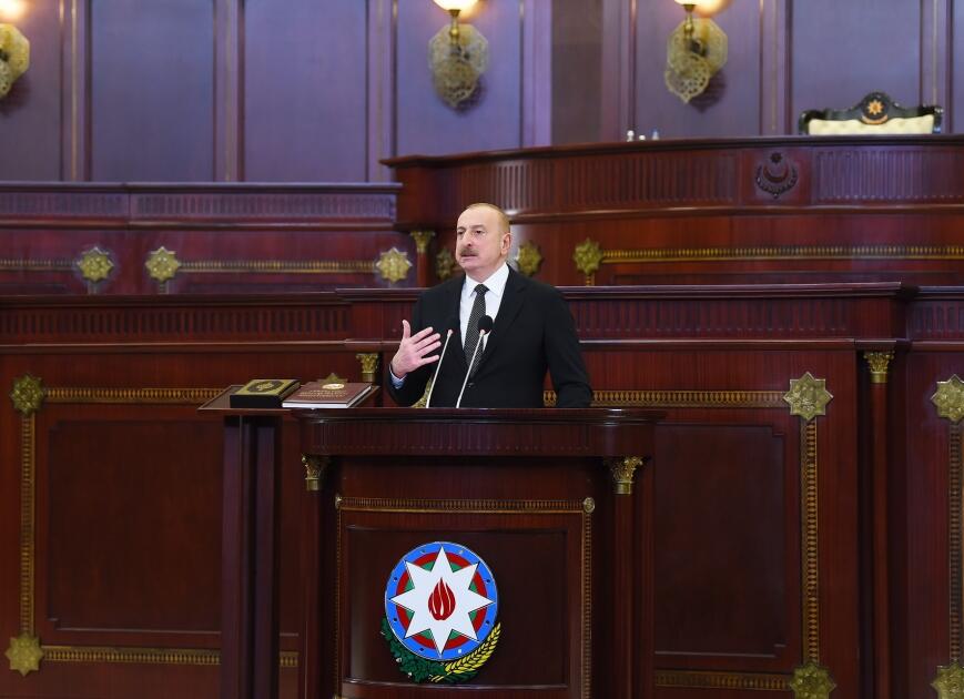 Состоялась церемония инаугурации Президента Азербайджанской Республики Ильхама Алиева
