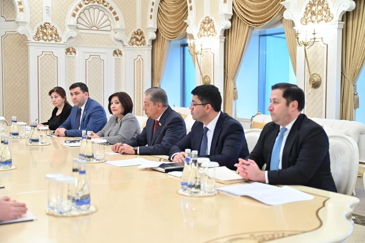 Sahibə Qafarova Oman Sultanlığının Şura Məclisinin sədri ilə görüşüb