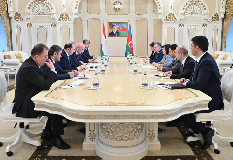 Milli Məclisin sədri Tacikistan Ali Məclisinin Nümayəndələr Palatasının sədri ilə görüşüb