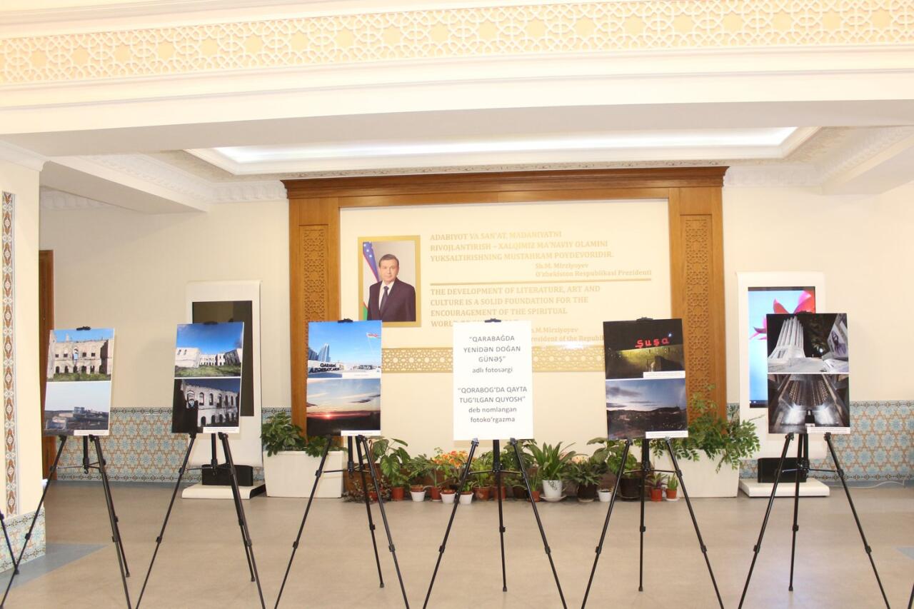 В Ташкенте прошла фотовыставка "В Карабахе снова восходит солнце"