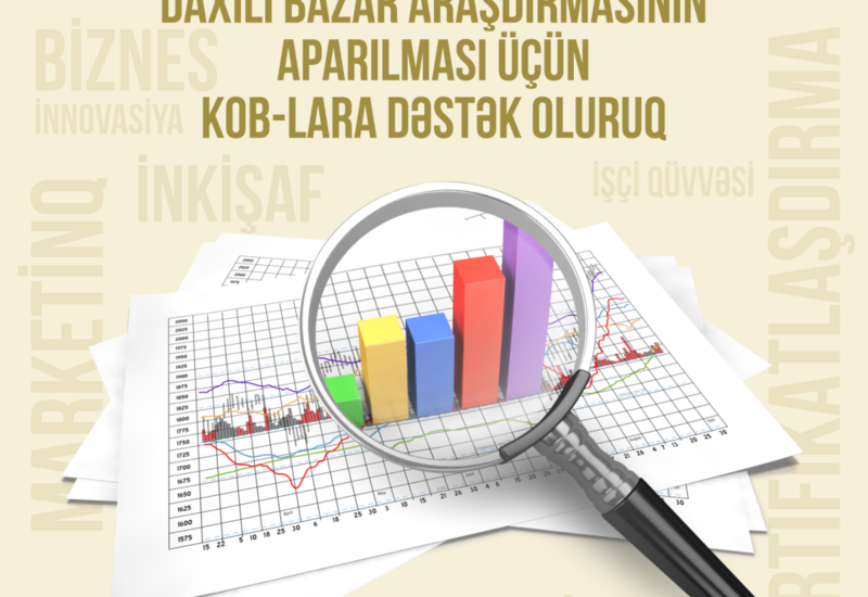 Sahibkarlar üçün 7 sahə üzrə daxili bazar araşdırması aparılır