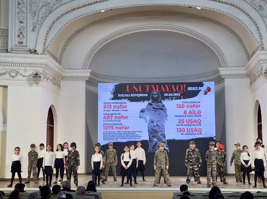 В Баку представлена театрально-музыкальная постановка, посвященная Ходжалинскому геноциду
