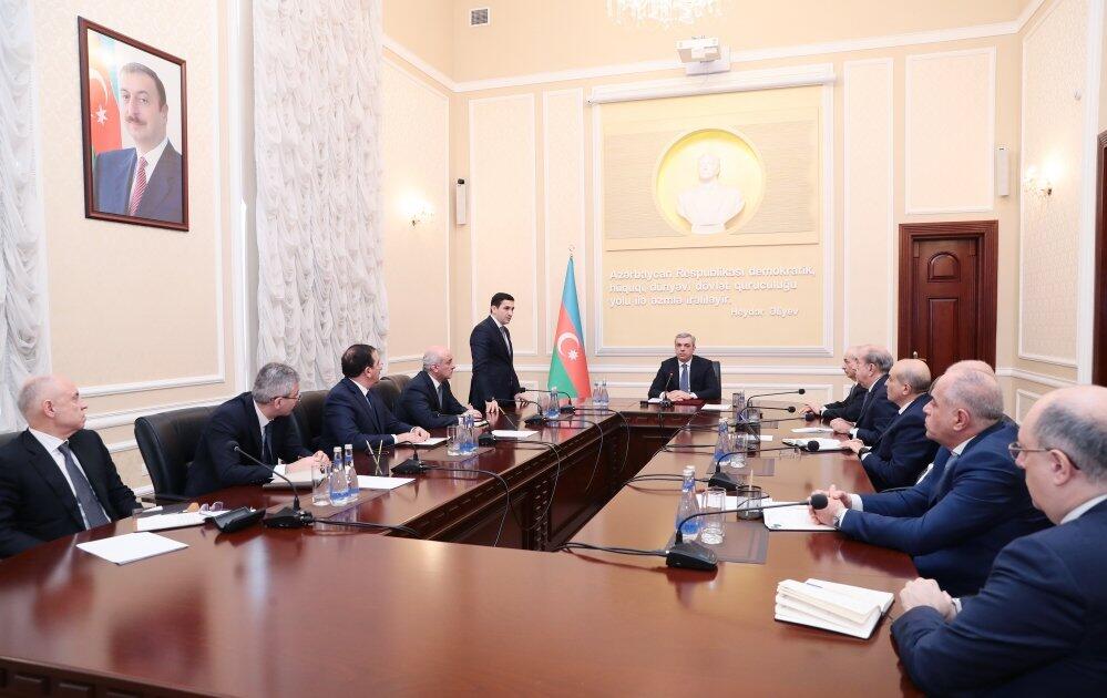 Самир Нуриев представил коллективу нового министра юстиции