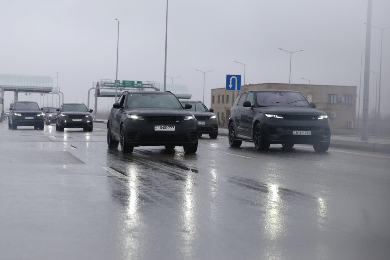 Состоялось шествие внедорожников, организованное AAF и "Avtolux Azerbaijan"