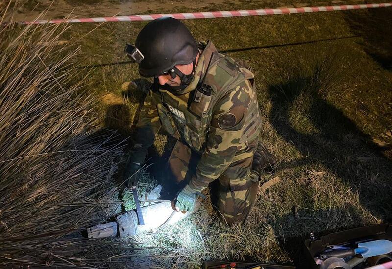 В Сумгайыте обнаружили танковый снаряд