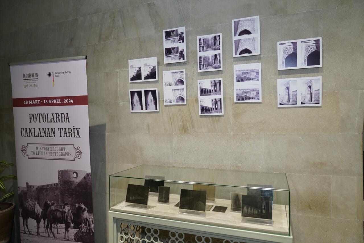 İçərişəhərdə bərpa olunmuş unikal fotolardan ibarət sərginin açılışı baş tutub