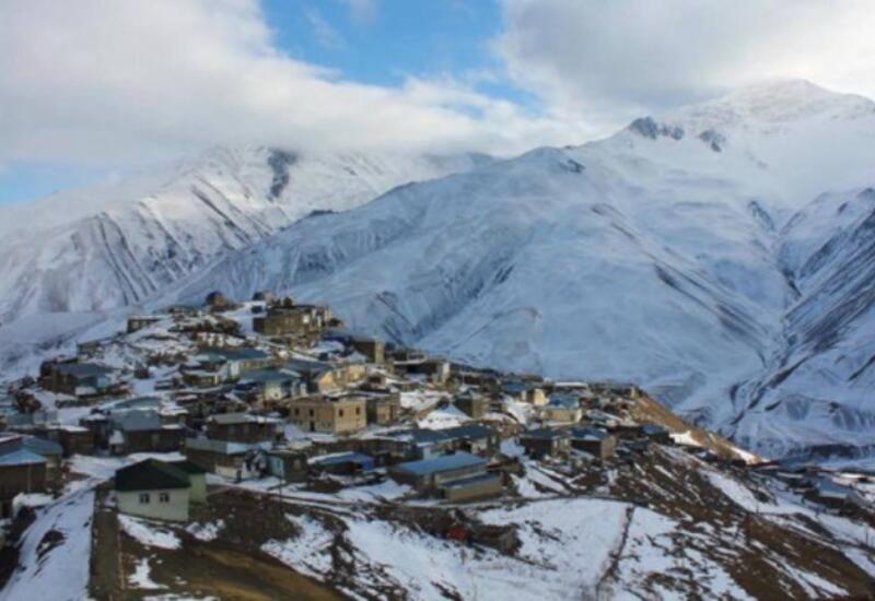 Dağlıq rayonlarda qar yağıb