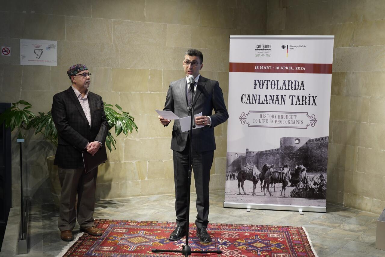 İçərişəhərdə bərpa olunmuş unikal fotolardan ibarət sərginin açılışı baş tutub