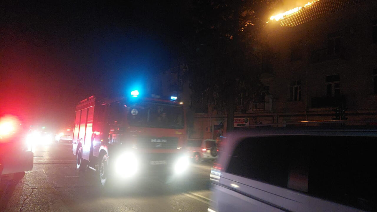Пожар в Гяндже