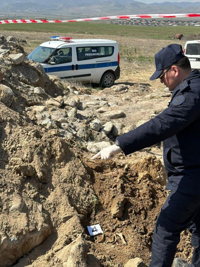 В Ходжалы обнаружены человеческие останки