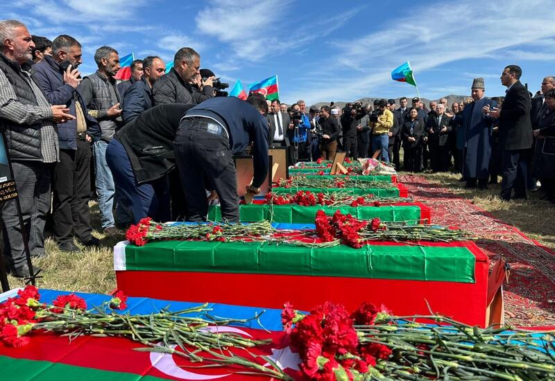 В Ходжалы захоронены останки жертв Ходжалинского геноцида