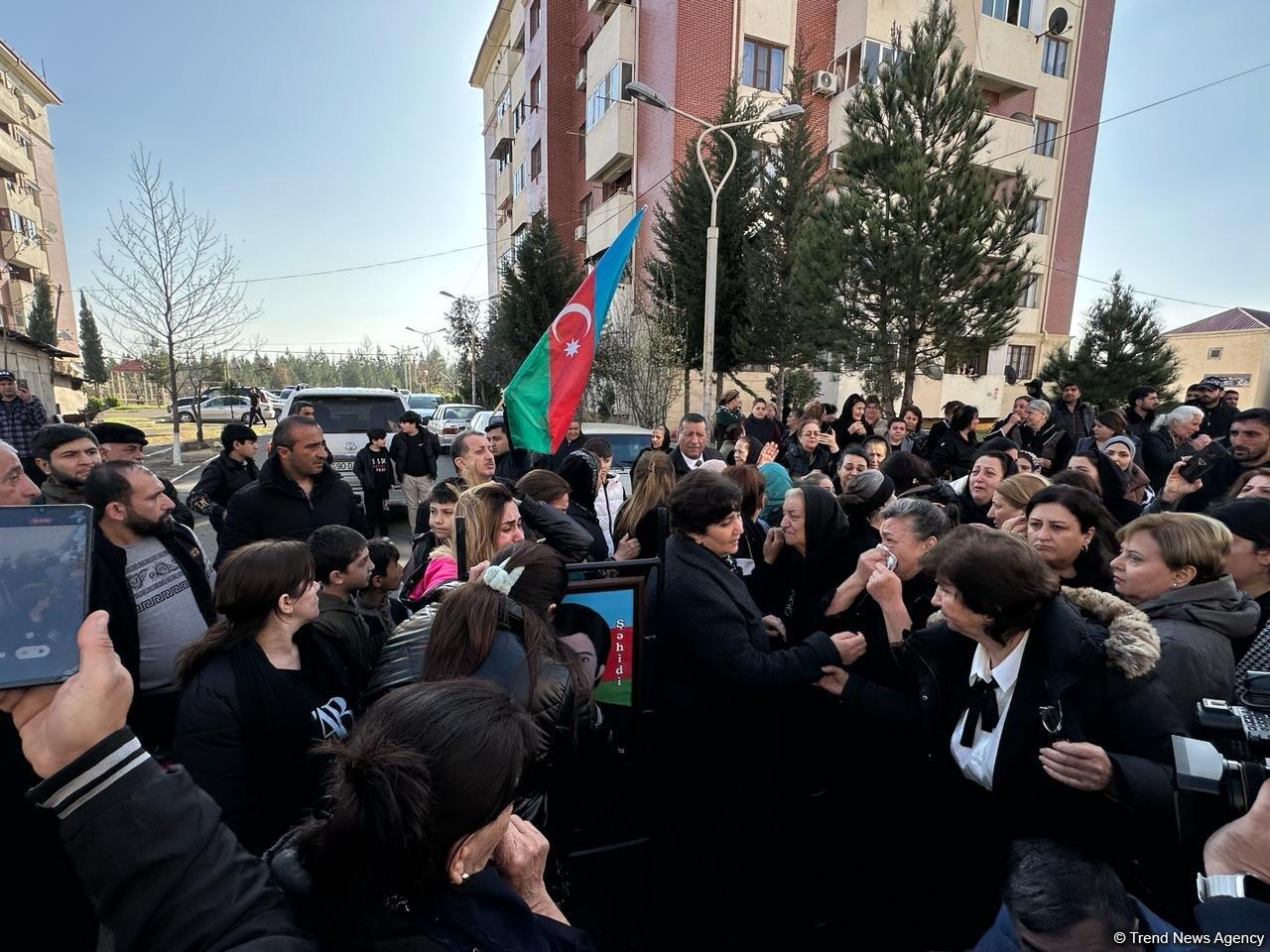 Состоялась церемония прощания с лицами, останки которых были обнаружены в Ходжалы