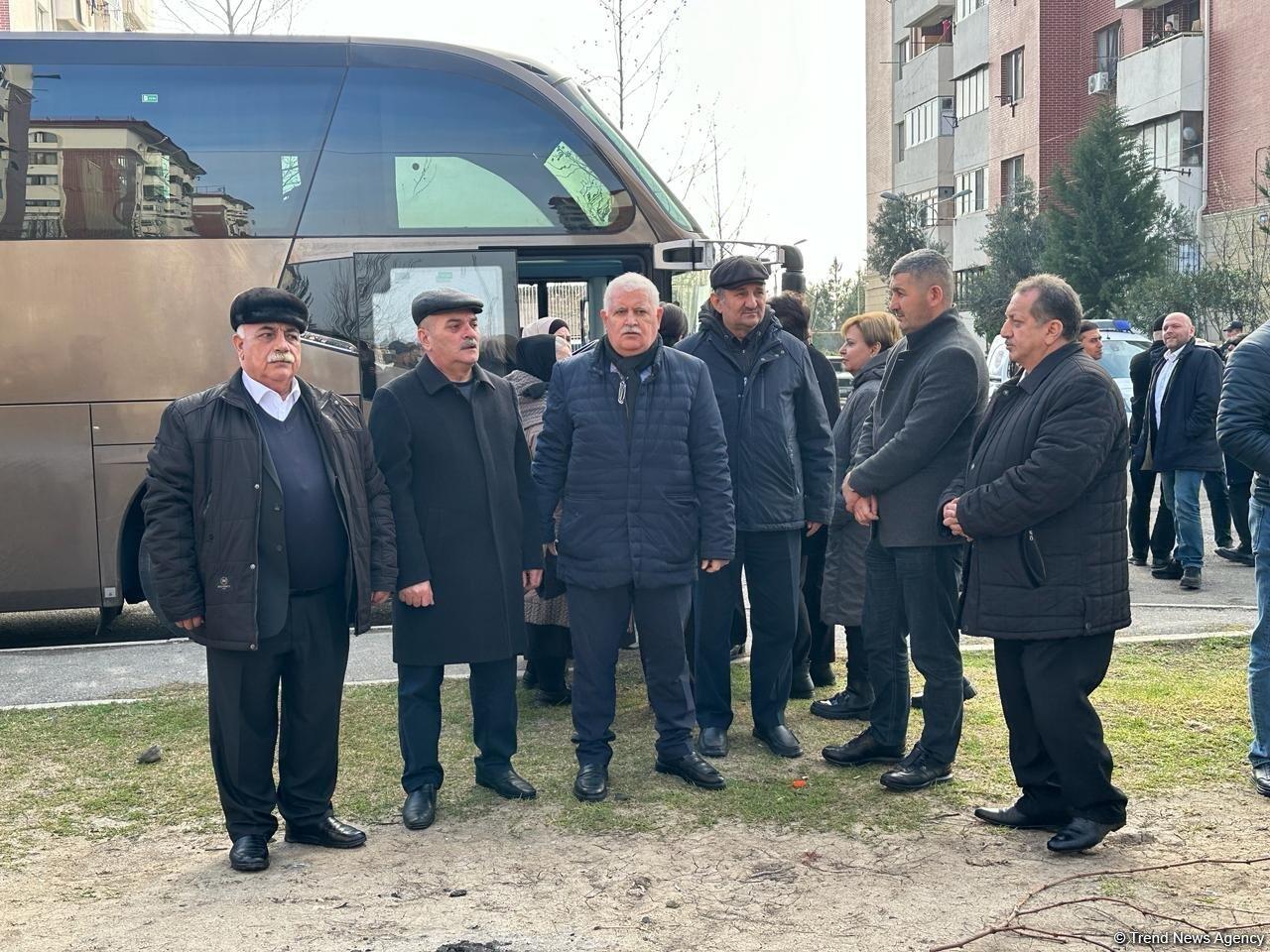 Состоялась церемония прощания с лицами, останки которых были обнаружены в Ходжалы