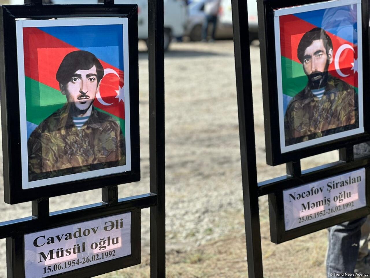В Ходжалы захоронены останки жертв Ходжалинского геноцида