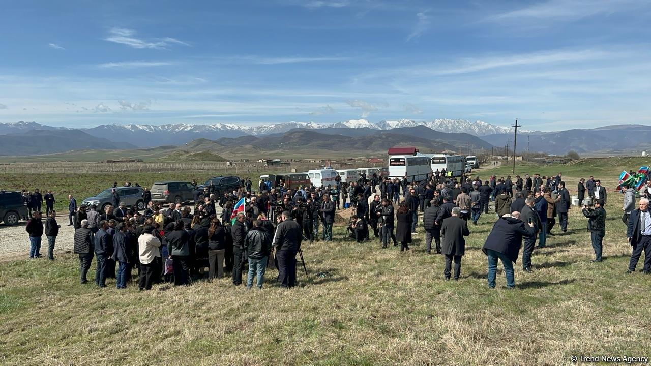 В Ходжалы захоронены останки жертв Ходжалинского геноцида